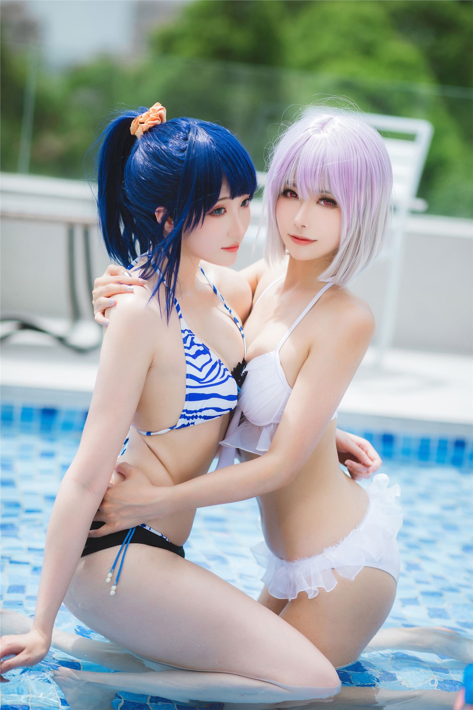 Momoko SunflowerGuaxi Sauce Vol.037 SSSS GRIDMAN Bao Duo Liu HuaXin Tiao Qian swimsuit(12)